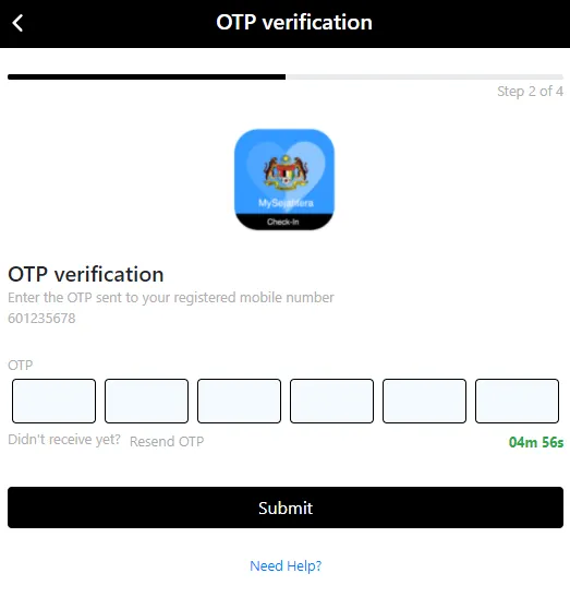 OTP for Phone Number Verification